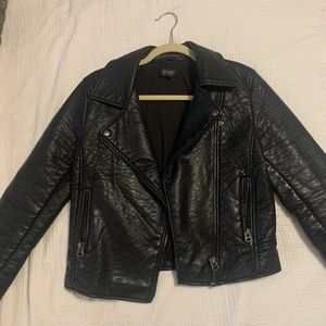 TOPSHOP Faux Leather Jacket